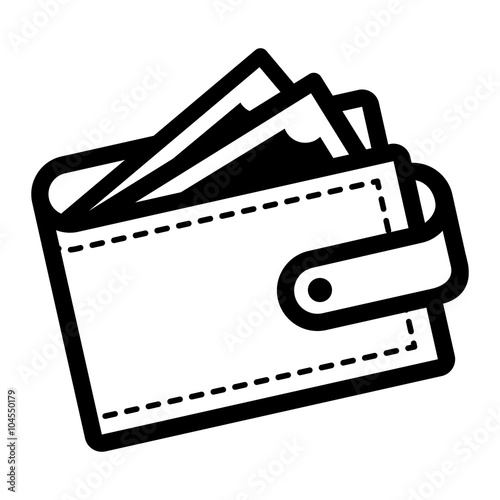 Wallet Money vector icon