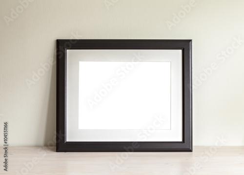 Horizontal frame mockup scene