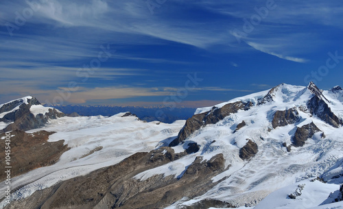 Monte Rosa in the Swiss Alps