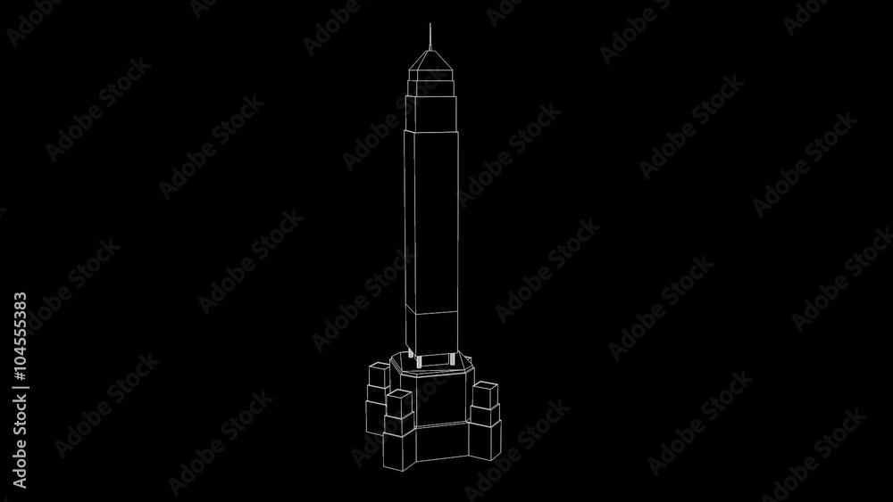 Building Abstract City Nice Wireframe Animation
30FPS Building Abstract City Nice Wireframe Animation
30FPS