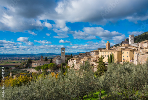 Assisi  Umbria  Italia  - Borgo medievale