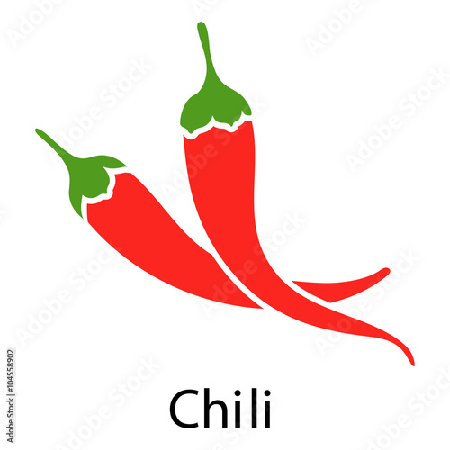 Red chili pepper icon