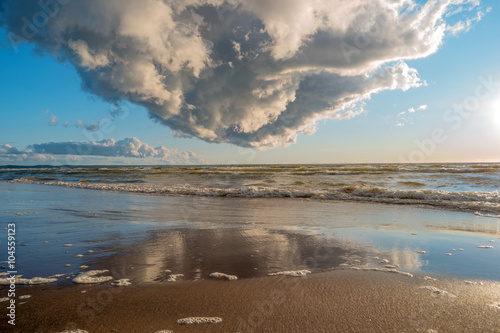 Clouds over the Gulf of Narva-Joesuu  Estonia.