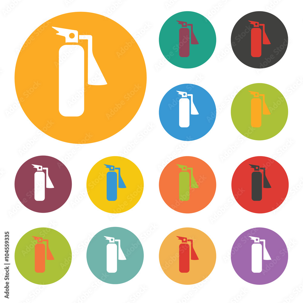 fire extinguisher icon fire extinguisher icon