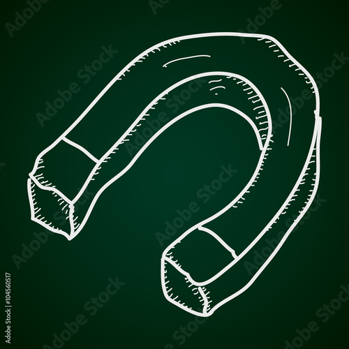 Simple doodle of a magnet
