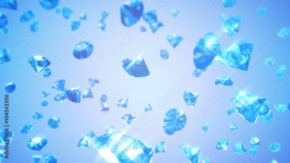 Diamonds Falling Sky Background (Loop). Calm background with falling diamonds and copy space. Seamlessly loopable Diamonds Falling Sky Background (Loop). Calm background with falling diamonds and copy space. Seamlessly loopable