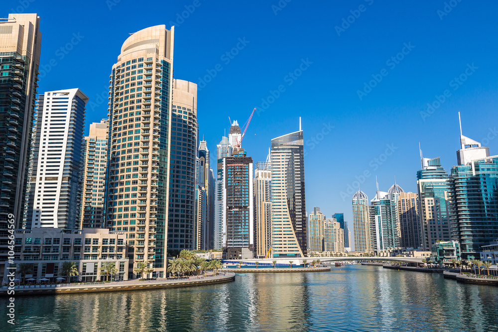 Naklejka premium Dubai Marina
