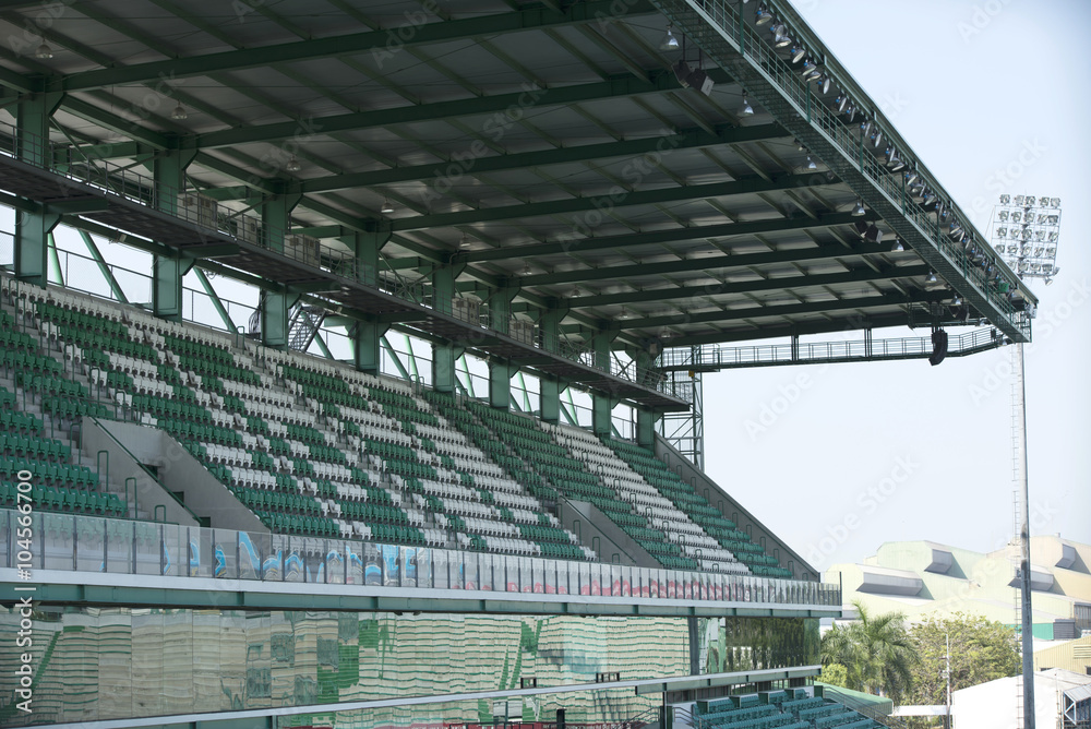 row of seats Soccer stadium row of seats Soccer stadium