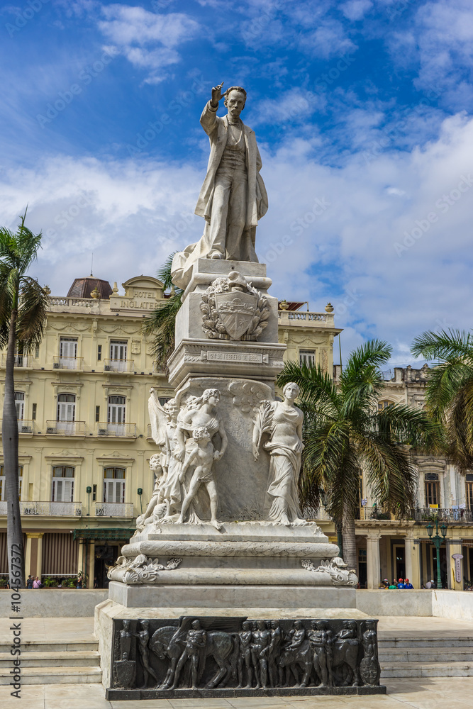 Jose Marti Monument at the Parque Central in Havana Jose Marti Monument at the Parque Central in Havana