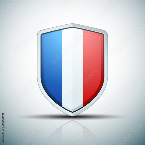 Free Download France Shield sign - GFXLoad