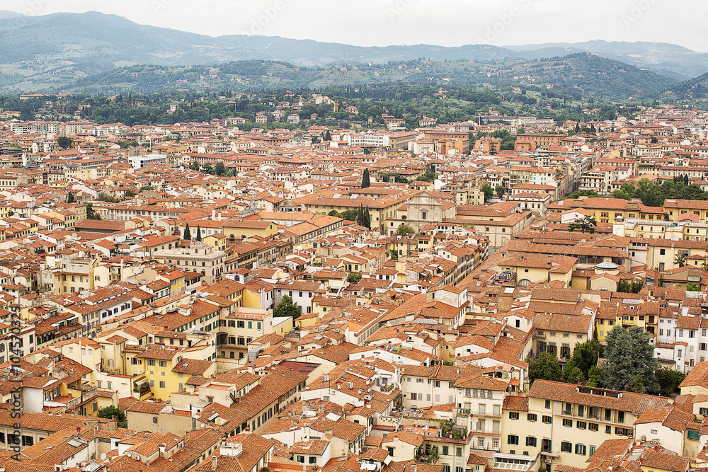 Elevated view of Florence
