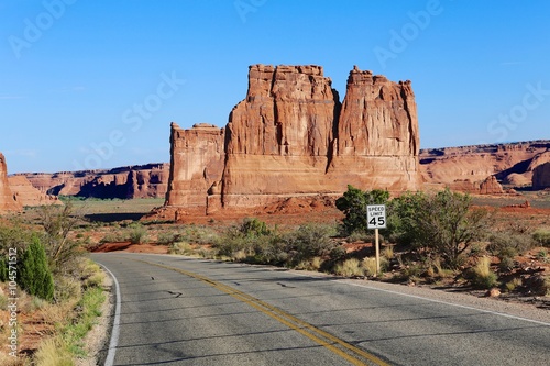 speed limit at arches national park USA Utah