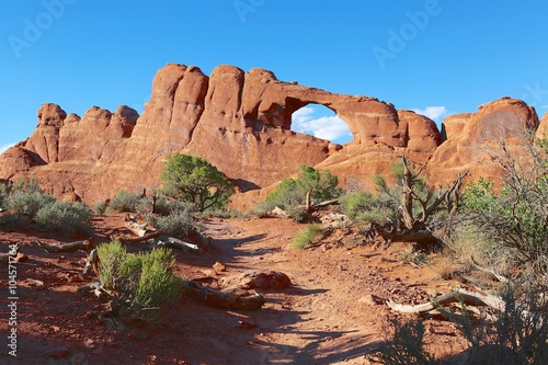 the skyline arch at arches national park utah