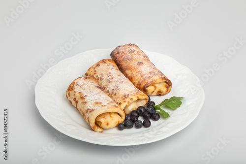sweet russian pancak roll