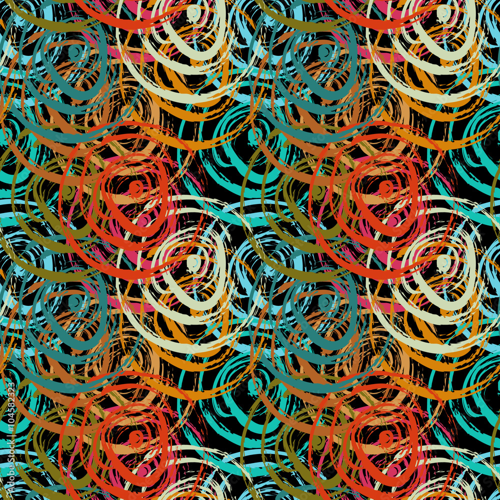 Abstract art seamless pattern