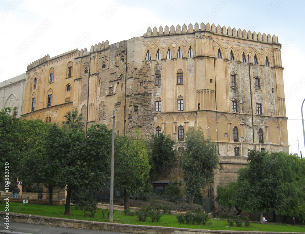 Fototapeta premium Palais des Normands. Palerme