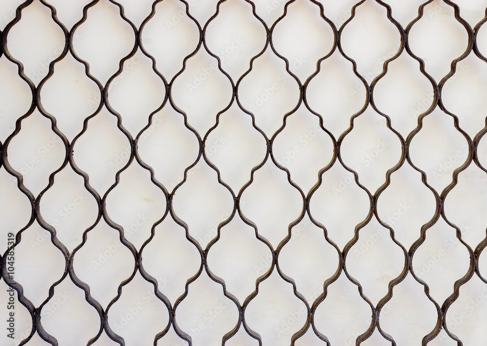 Fototapeta premium old iron grating