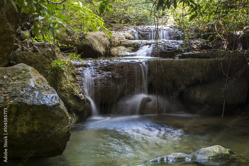 Erawan waterfalls in Thailand Erawan waterfalls in Thailand