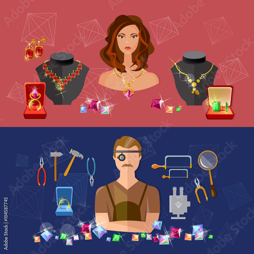 Jewelry banners