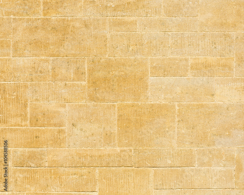 Sandstone Block Wall