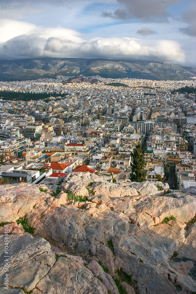 Naklejka premium Athens cityscape