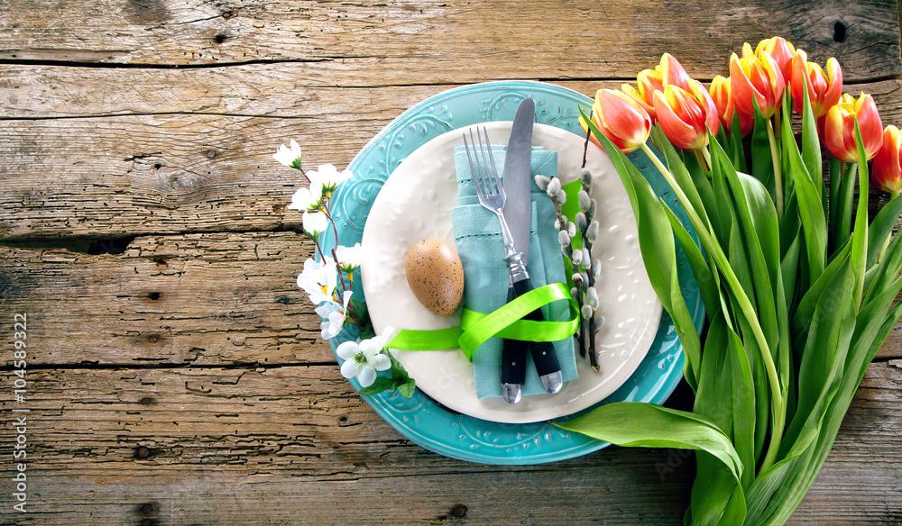 Fototapeta premium Ostern Tischdekoration 