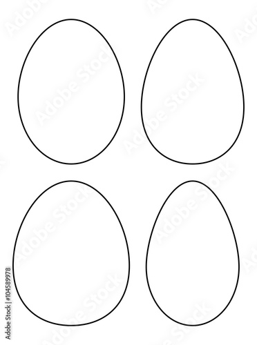 Easter egg vector symbol , icon  design. Spring illustration isolated on white background.