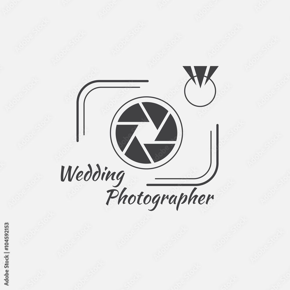 Obraz premium Vector of photography logo template