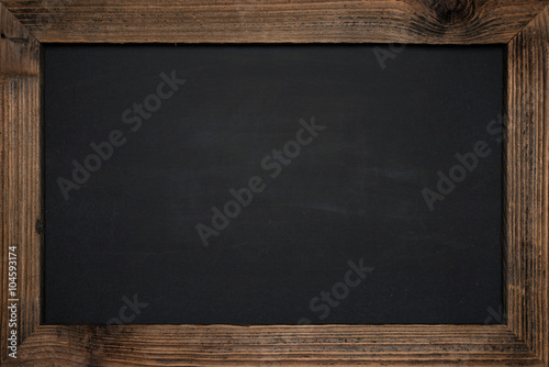 Blackboard Tafel  leer mit Rahmen aus Holz