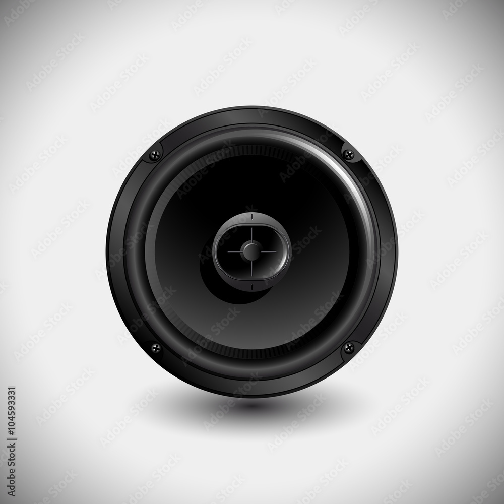Isolated audio speaker Isolated audio speaker