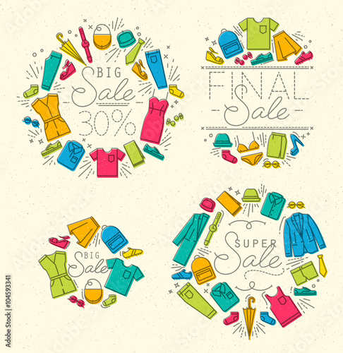 Sale monograms color