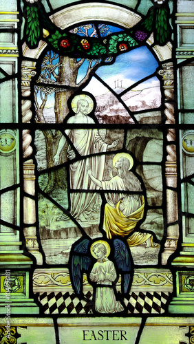 Easter in stained glass