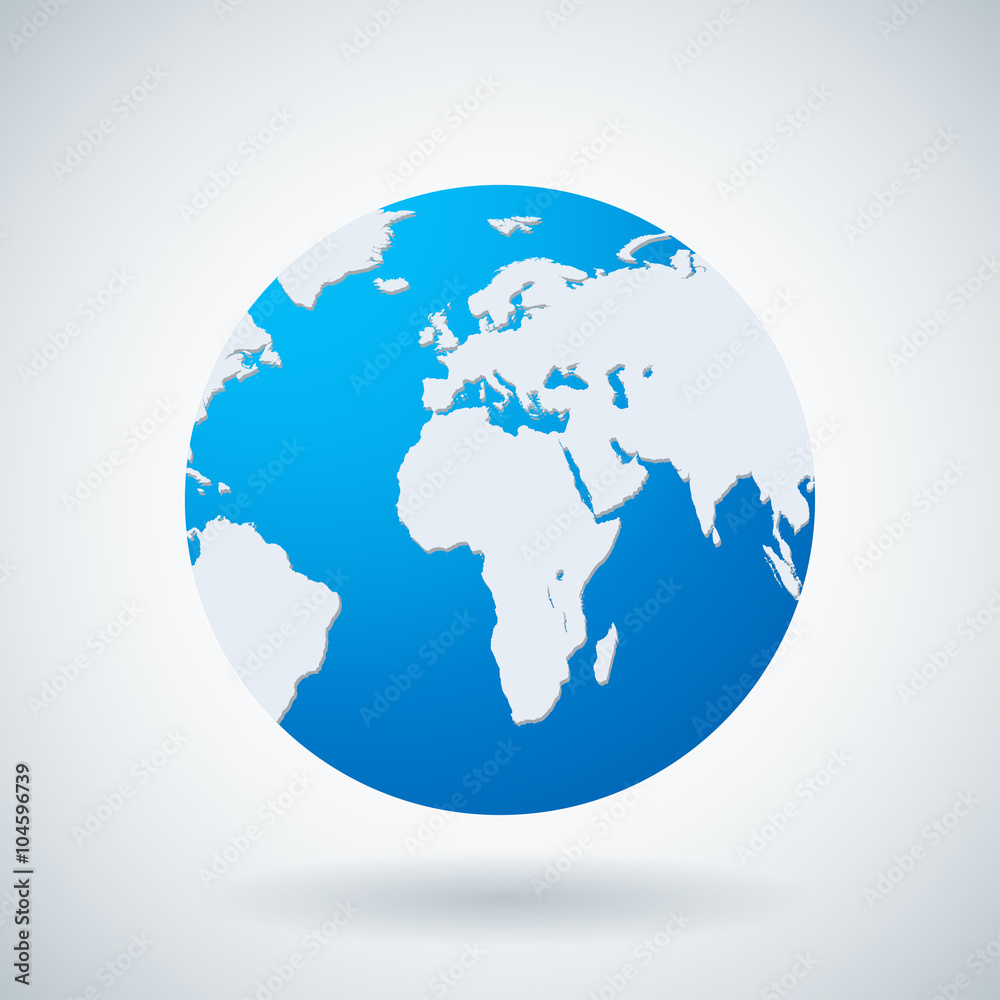 World Map and Globe Detail Vector Illustration
World Map and Globe Detail Vector Illustration