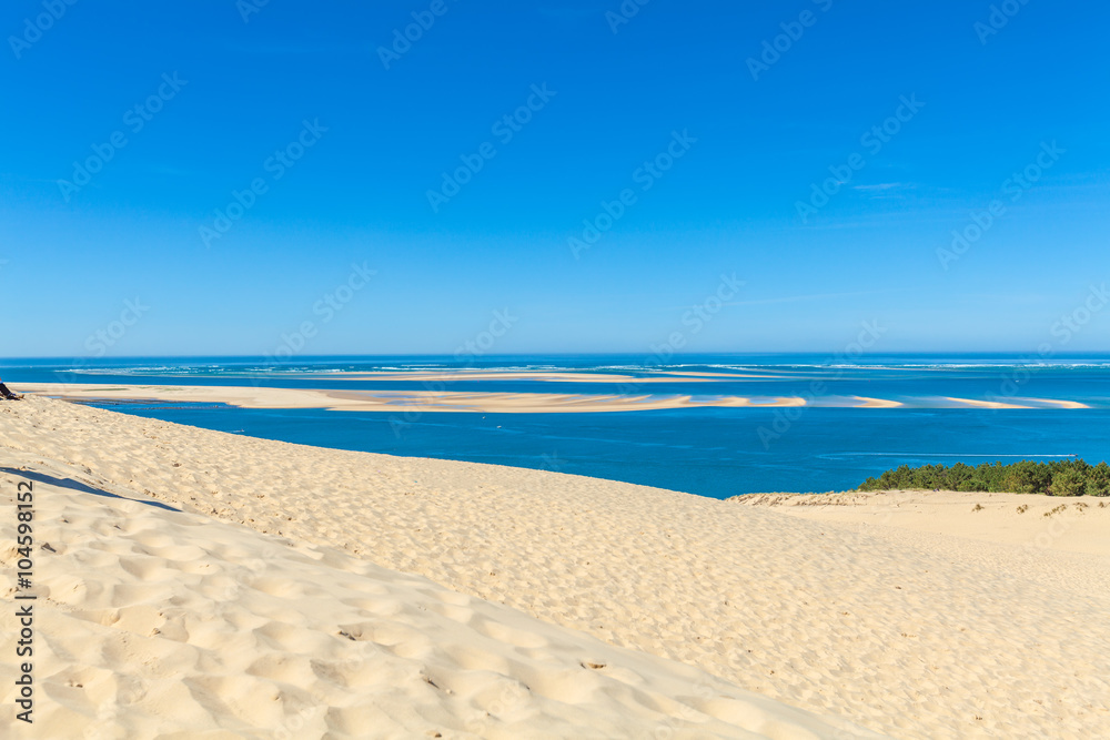 View from Dune of Pyla, Arcachon Bay