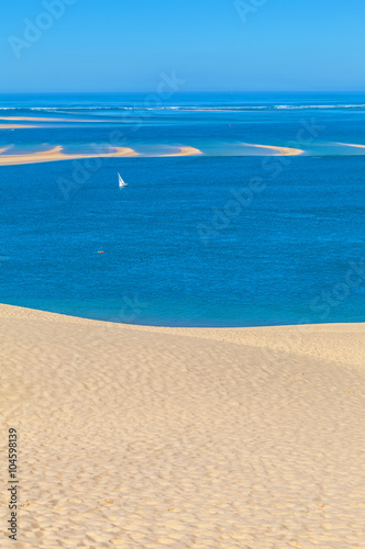 View from Dune of Pyla, Arcachon Bay
