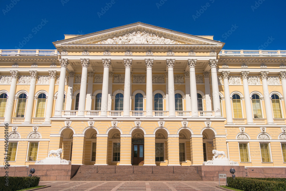The State Russian Museum  of His Imperial Majesty Alexander III in St. Petersburg, Russia.