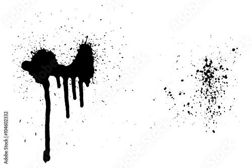 Grunge Splattered Paint - Abstracft
