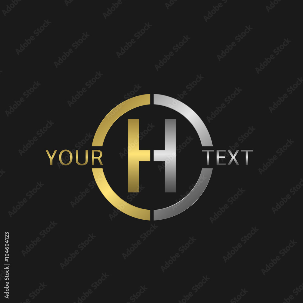 Obraz premium Letter H logo