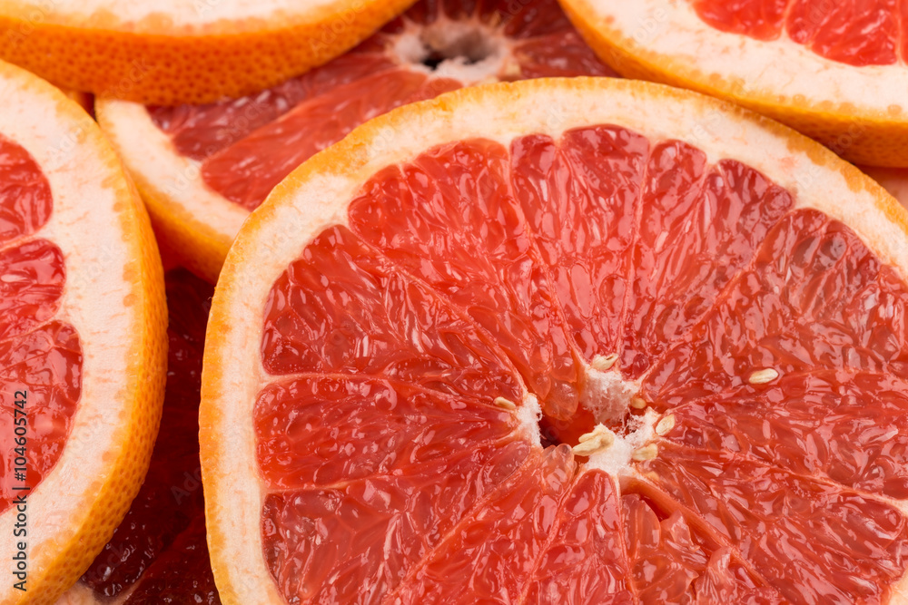 Grapefruit slices Grapefruit slices