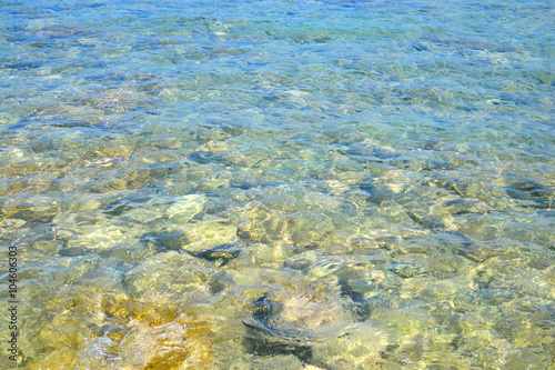 Clear water in the Aegean Sea.