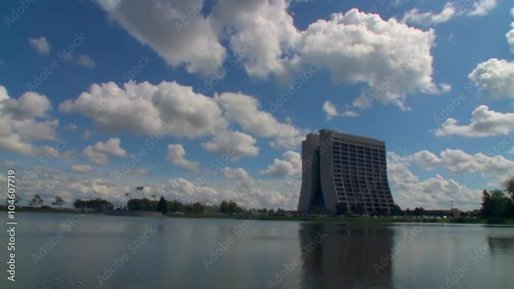 At the Fermilab National Accelerator Laboratory, scientists work on high energy particle physics. At the Fermilab National Accelerator Laboratory, scientists work on high energy particle physics.