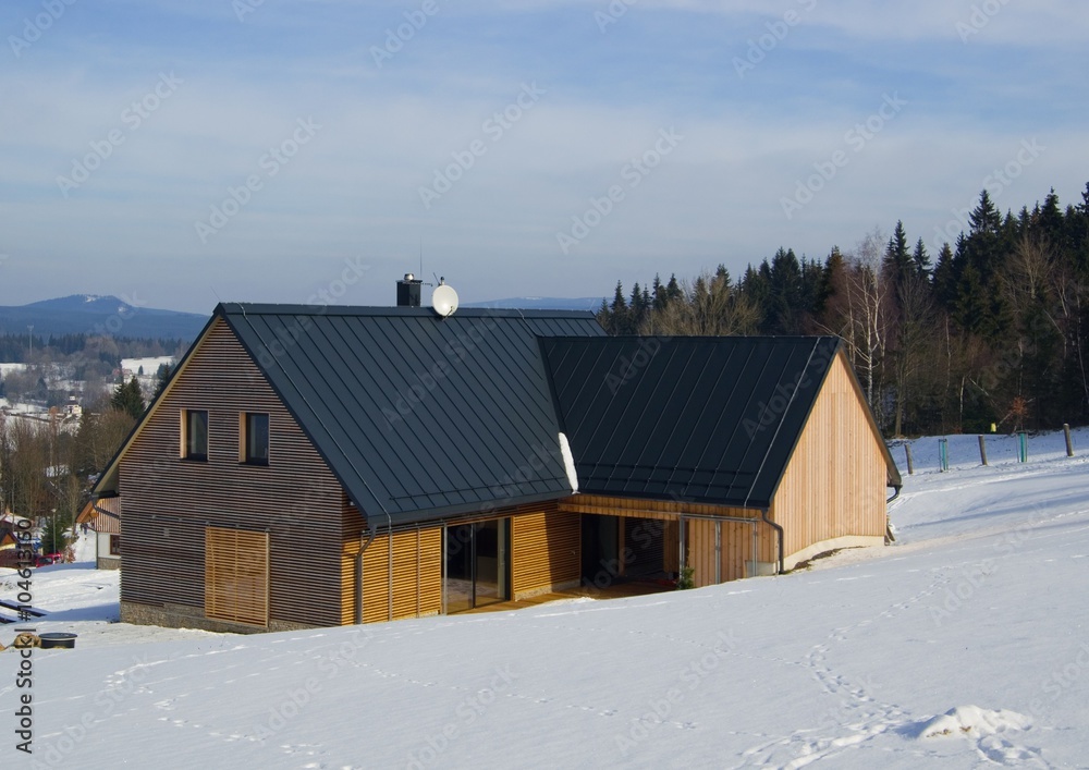 Cottage in mountains