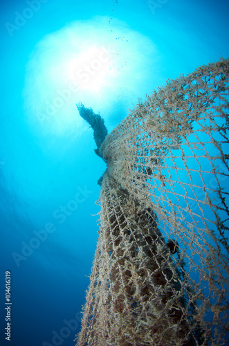Wallpaper Mural old abandoned fishing net Torontodigital.ca