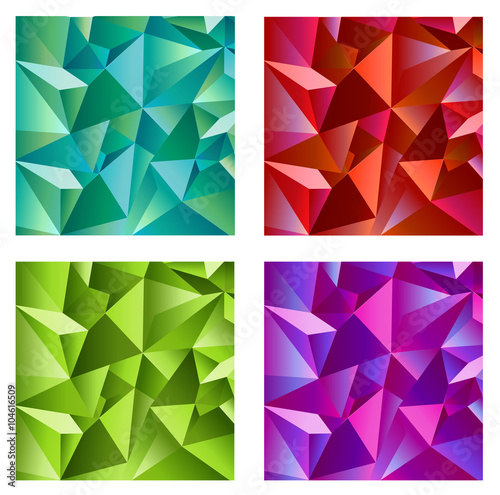 Background design in four colors