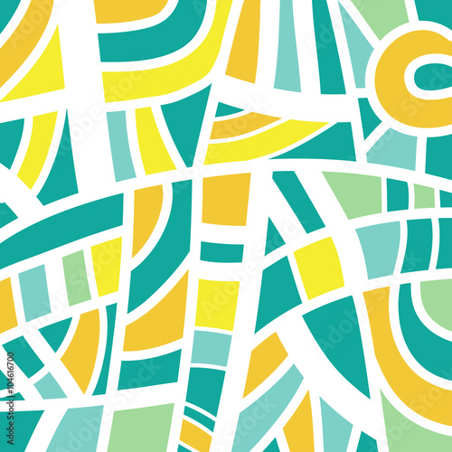 Abstract background design in green and yellow