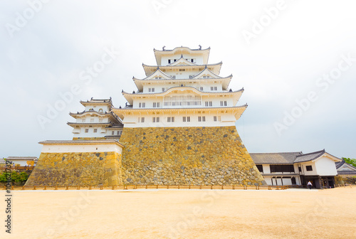 Himeji Jo Castle Base Keep Yard Centered H photo