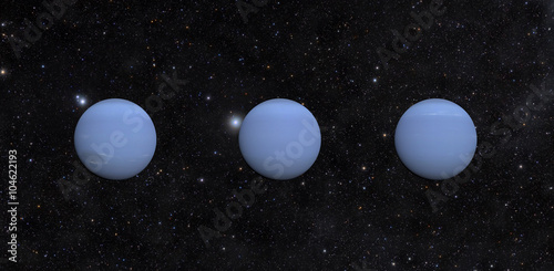Fototapeta Naklejka Na Ścianę i Meble -  Planet Neptune 360 View
