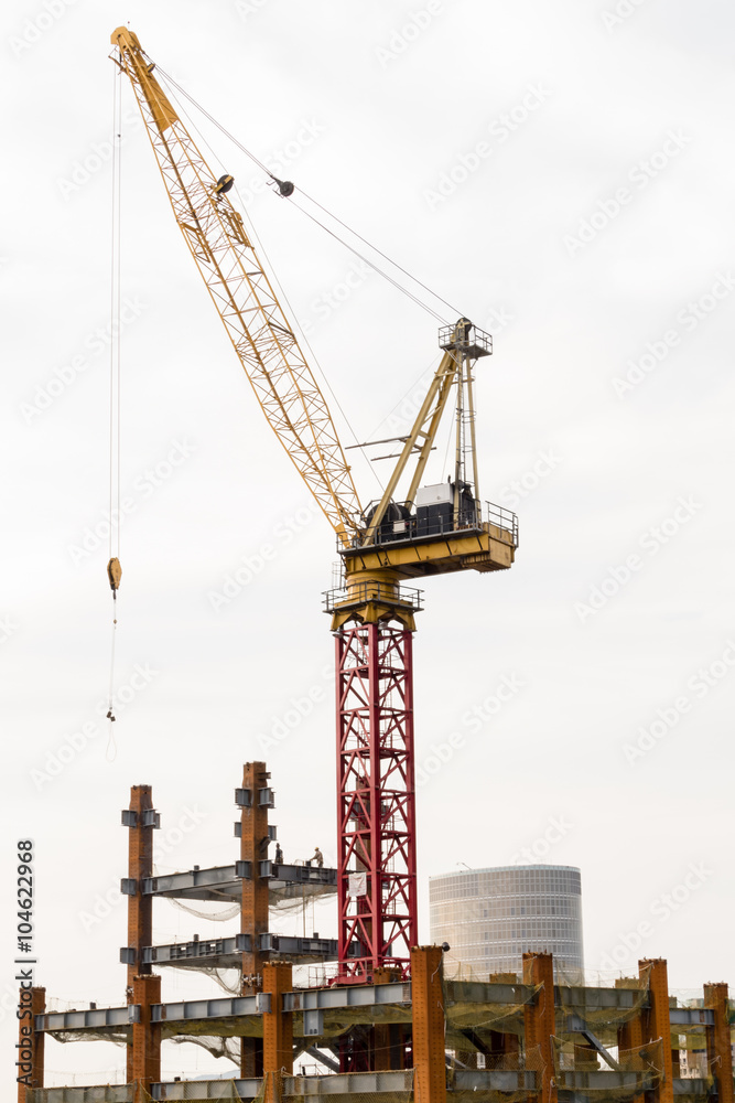 Construction of big building