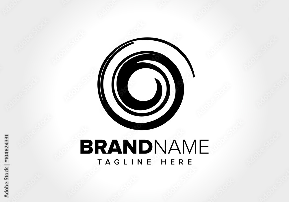 Abstract Zen Circle Stock Illustration
