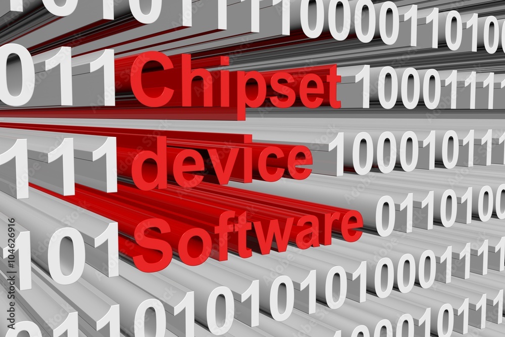 chipset device software is presented in the form of binary code